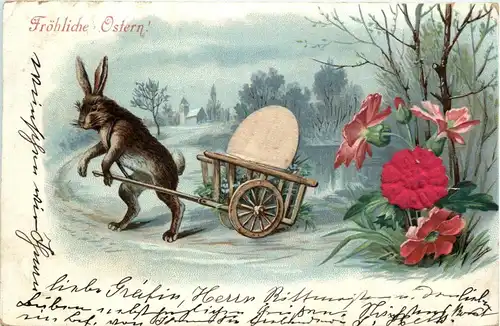 Ostern - Prägekarte - Rabbit -254576