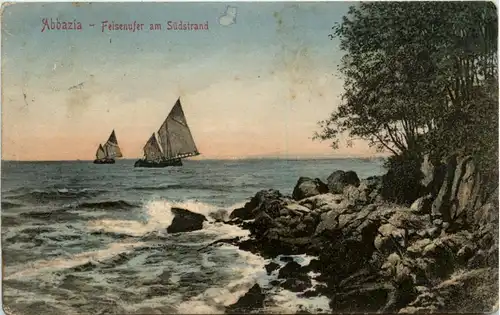 Abbazia - Felsenufer am Südstrand -261872