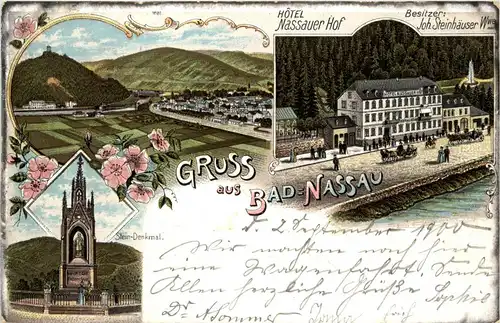 Gruss aus Bad Nassau - Litho -254186