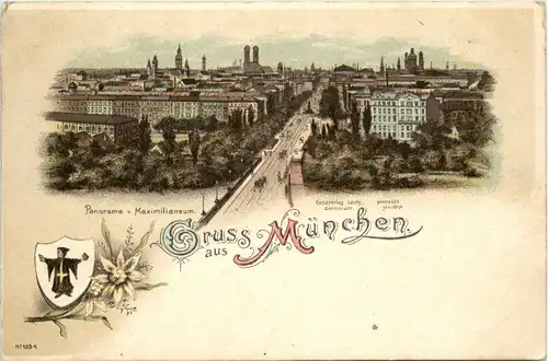 Gruss aus München - Litho -254392