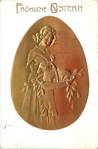 Ostern - Prägekarte -254532