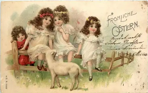 Ostern - Prägekarte -254552