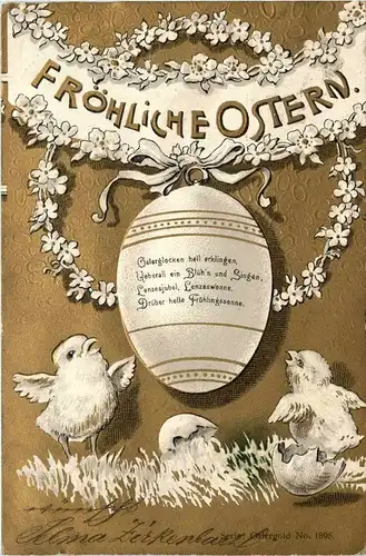 Ostern - Prägekarte - Chicken -254572