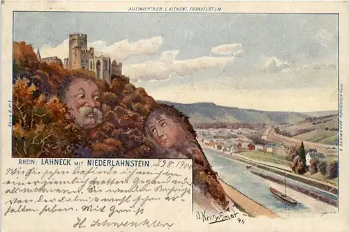 Niederlahnstein - Berge mit Gesichtern -254210