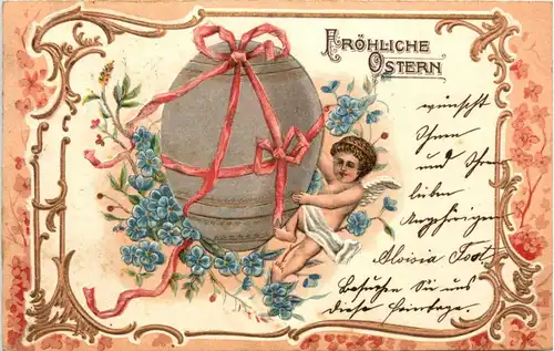 Ostern - Prägekarte - Engel -254566