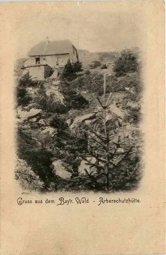 Gruss aus dem Bayr. Wald - Arberschutzhütte -254410