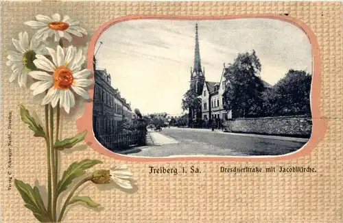 Freiberg in Sachsen - Dresdnerstrasse -255286