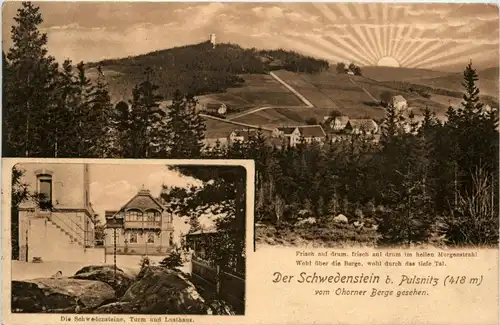 Der Schwedenstein bei Pulsnitz -254470