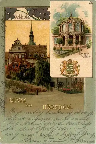 Gruss aus Dresden - Litho -255330