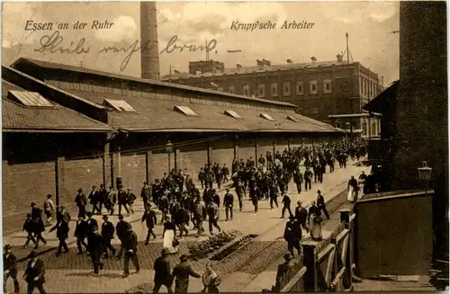 Essen - Kruppsche Arbeiter -255098