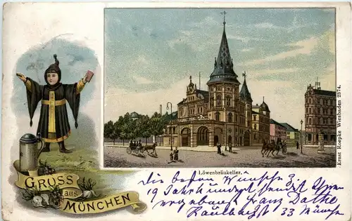 Gruss aus München - Litho -255664