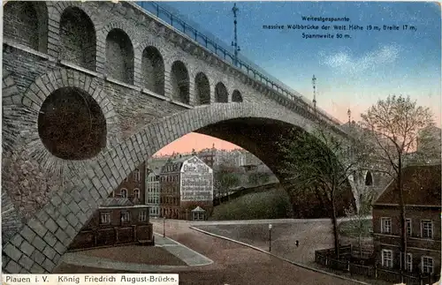 Plauen - König Friedrich August Brücke -255696