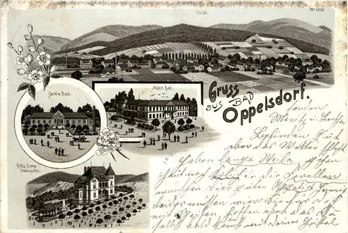 Gruss aus Bad Oppelsdorf - Litho -255216