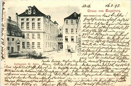 Gruss aus Augsburg - Collegium St. Anna -255646