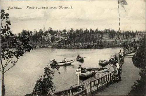 Bochum - Partie aus dem neuen Stadtpark -256574