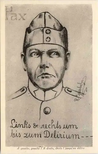 Schweizer Armee - Humor - Künstlerkarte R. Gautschi -255830