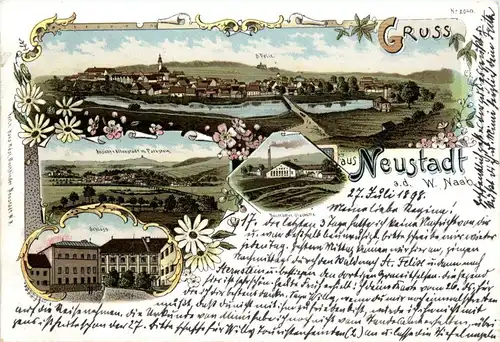 Gruss aus Neustadt - Litho -255444