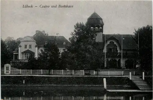 Lübeck - Casino und Bootshaus -254828