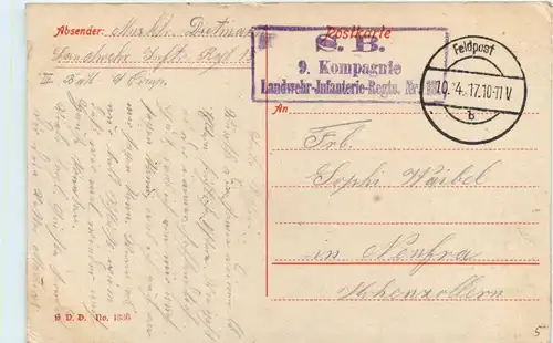 Stolzenfels am Rhein - Feldpost -255872