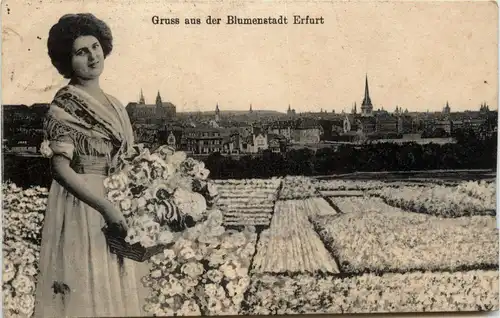 Gruss aus der Blumenstadt Erfurt -256242