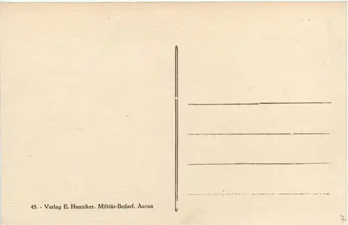 Schweizer Armee - Humor - Künstlerkarte R. Gautschi -255832