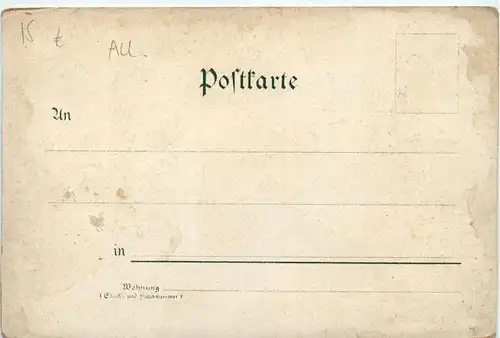 Gruss aus Freiburg - Litho -257348