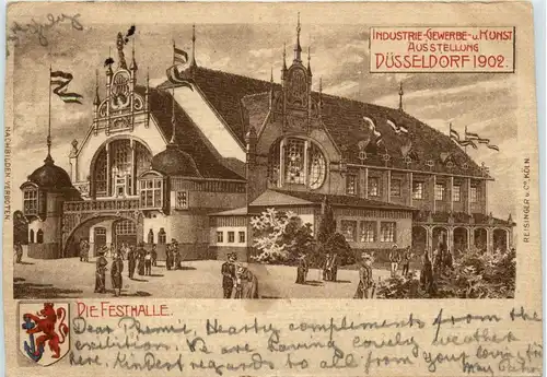 Düsseldorf Ausstellung 1902 - Die Festhalle -256732