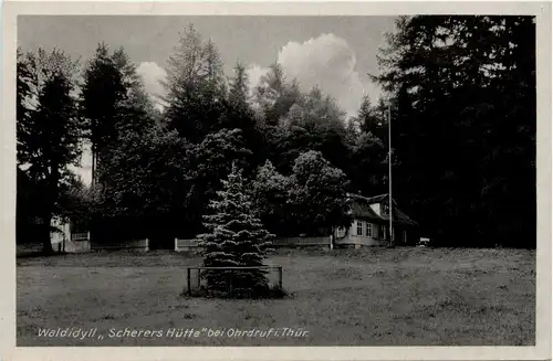 Sherers hütte Ohrdruf in Thüringen -257512