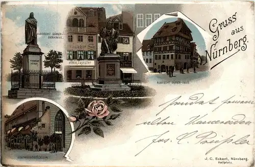 Gruss aus Nürnberg - Litho -256162