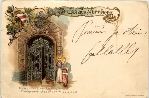 Gruss aus Nürnberg - Litho -256182