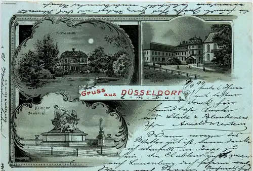 Gruss aus Düsseldorf - Litho -255558