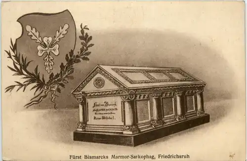 Friedrichsruh - Bismarcks Marmor Sarkophag -257428