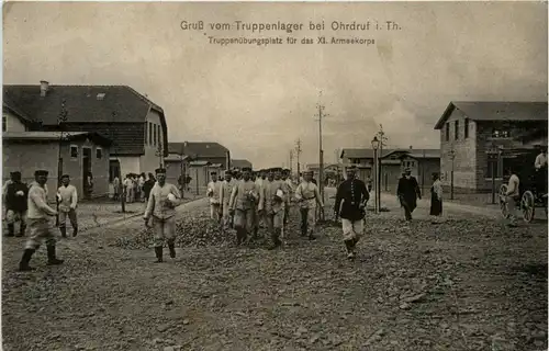 Truppenlager Ohrdruf in Thüringen -257626