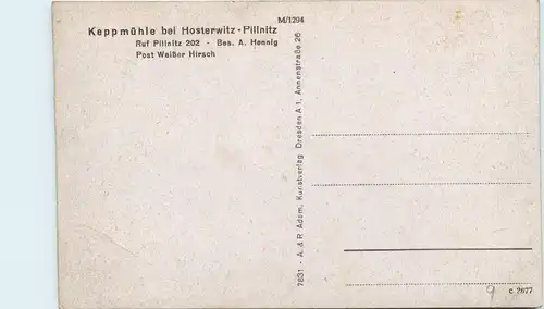 Hosterwitz Pillnitz - Kappmühle -255970