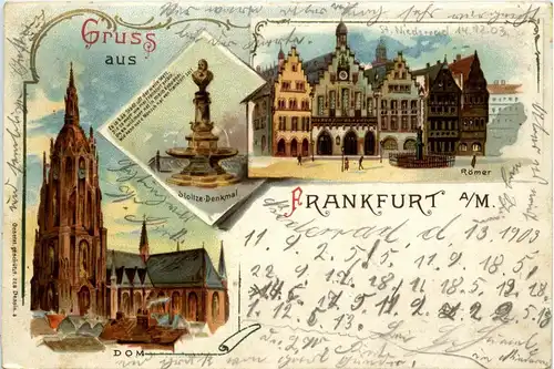 Gruss aus Frankfurt - Litho -250248