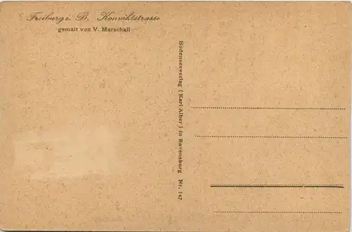 Freiburg - Künstlerkarte V. Marshall -257298