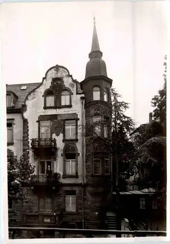 Freiburg - Balkon Pension Univers - Weihnachten 1954 -257294