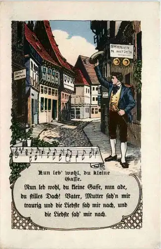 Liederkarte - Nun leb wohl -214818