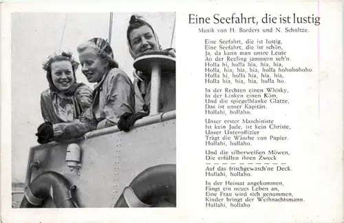 Liederkarte - Eine Seefahrt -214858