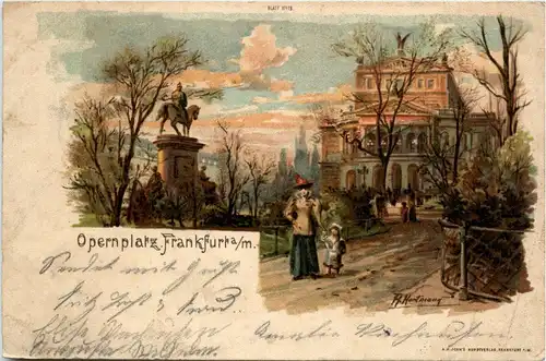 Gruss aus Frankfurt - Litho -250232