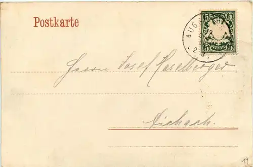 Gruss aus Augsburg - Untere Maximilianstrasse -250336