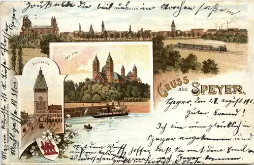 Gruss aus Speyer - Litho -250494