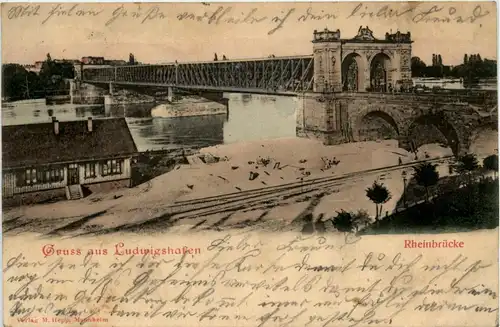 Gruss aus Ludwigshafen - Rheinbrücke -250514