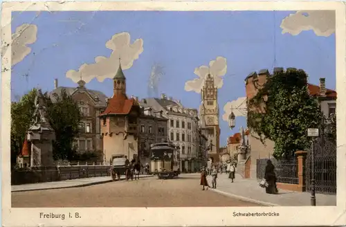 Freiburg - Schwabertorbrücke -257296