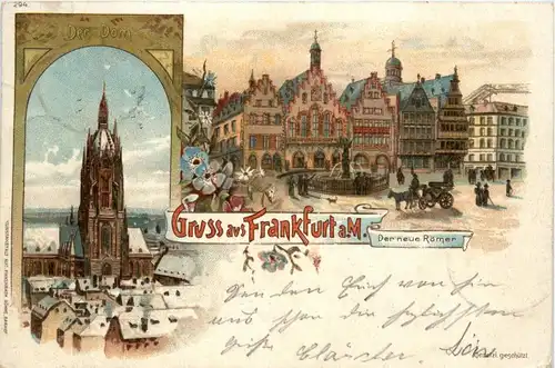 Gruss aus Frankfurt - Litho -250250