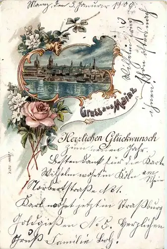 Gruss aus Mainz - Litho -250382