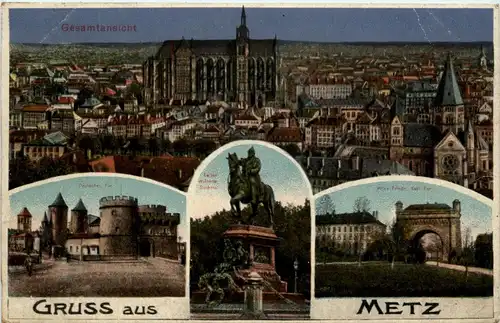 Gruss aus Metz - Feldpost -250730
