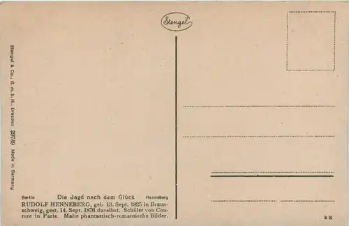 Rudolf Hennenberg - Die Jagd nach dem Glück -215496
