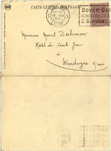 Liege - Carte Lettre -215520