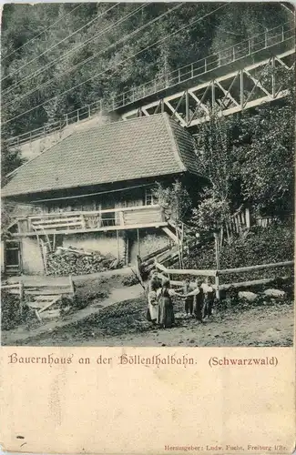 Bauernhaus an der Höllentalbahn -256866